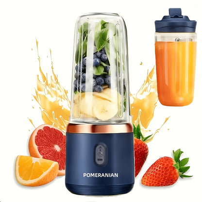 A Compact Electric Blender for Juices, Coffee, Milkshakes, And Smoothies. It's Rechargeable And Easy to Carry, Perfect for Outdoor Activities And As a Camping Gift