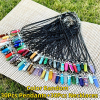30Pcs Pendants+30Pcs Necklaces