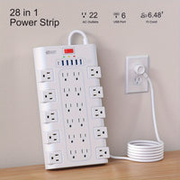 28 In 1 (6.48ft)-white