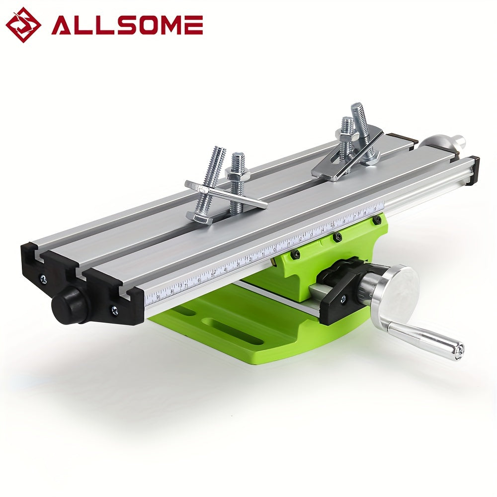 Allsome 1pc BG-6300 Compound Table Working Cross Slide Table Worktable for Milling Drilling Bench Multifunction Adjustable X-Y