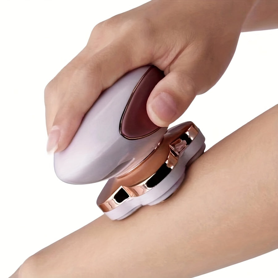 4- Electric Body Shaver for Women | Portable Handheld Hair Removal Device with Compact Design, Suitable for Face, Arms, Legs, Underarms, and Bikini Area, USB Rechargeable, Home and Travel Use