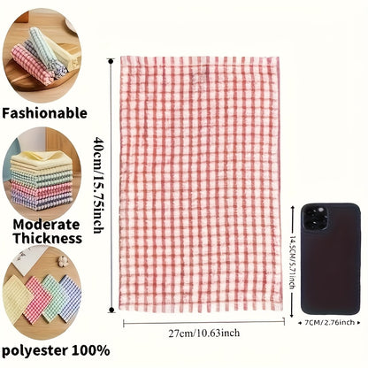 8/24 Sets Of Highly Absorbent Cleaning Cloths - Heavy-duty Dishcloths, Multi-purpose for Kitchen, Dining Room And Living Room Cleaning - Quick-drying, Reusable Napkins And Tea Towels - Stackable Design, Space-saving Storage - Suitable for Home