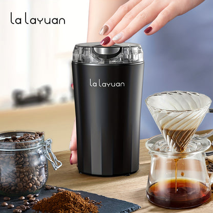 Coffee Bean Grinder Electric 200W Powerful Motor Stainless Steel Chamber Ultra-Fine Blade Grinder One-Touch 12 Cups Multi-Purpose for Spices Nuts Grains 110V US Plug