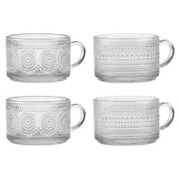 4 glass cups (cups only)
