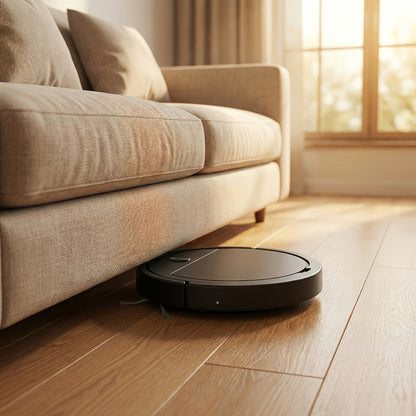 Three-In-One Vacuum Cleaner, Suitable for Floor Cleaning, Pet Hair Cleaning, Paper And Garbage Cleaning, Multi-Functional Robot Vacuum Cleaner, 2000Pa Suction, 150 Minute Life, Powerful Cleaning