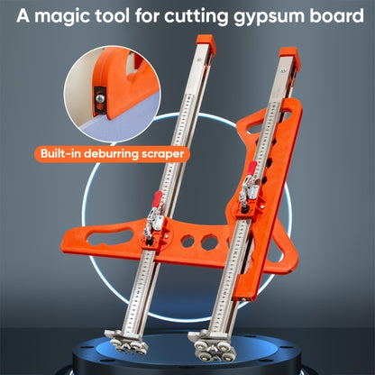 Sakerplus Foldable Drywall Cutting Tool, Heavy-Duty Manual Foldable Gypsum Board Cutter with Adjustable Guide & Ergonomic Handle for Precision DIY & Construction, No Electricity, Compact, Gift for Builders, Handymen, Home Renovators, Present for Men