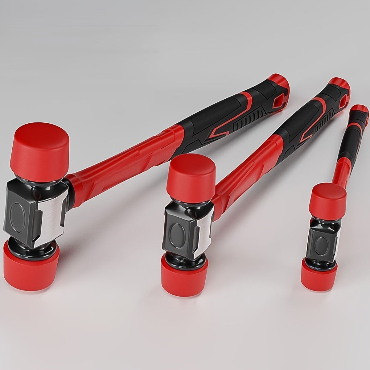 Industrial Grade Heavy-Duty Rubber Hammer, Installation Hammer, Hand Tools, Suitable for Flooring, Tile Installation, Carpentry, And Renovation Projects 27Mm And 36Mm