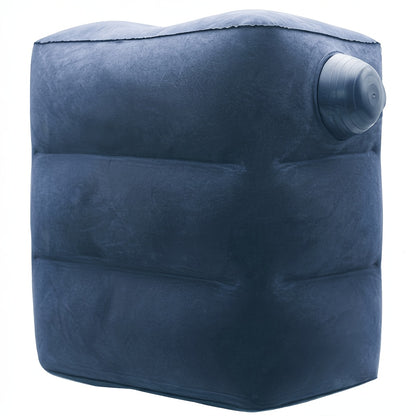 No Blowing Required, Press-to-inflate | Foldable for Easy Storage, Ergonomic Design, Wipeable with A Damp Towel | Thick And Durable Fabric | Suitable for Airplanes, Long-distance Buses, Sedentary Office Work, Outdoor Camping, And Other Occasions.