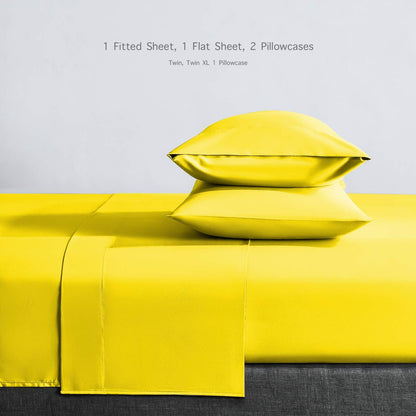 4 Piece sheet Set - Breathable & Cooling - Hotel Luxury bed sheets - Extra Soft, Deep Pockets, Easy Fit, Wrinkle Free