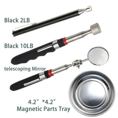 4pcs Magnet Pickup Tool - Extendable Telescopic Design With Versatile Magnetic Strength For Conveniently Picking Up Small Pieces - Ideal For Everyday Use