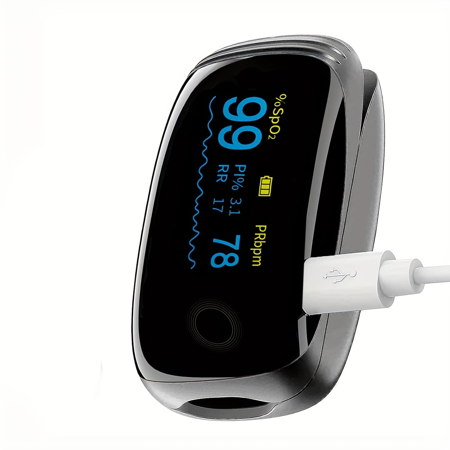 FDA Cleared VROVIRE Finger Pulse Oximeter, Fingertip Blood Oxygen Saturation with Pulse Monitor, Oximeter with Lanyard, Pulse Oximeter for Sport And Aviation Use, Thank You Note to Teacher for Gift