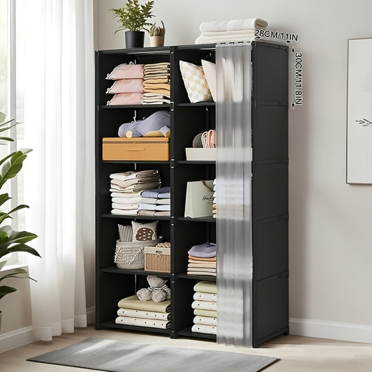 6-Story Multi-Purpose Storage Rack, Easy to Install, 15.75-Inch Easy Clothing Storage Cabinet, Dust-Proof Miscellaneous Bookshelf, Suitable for Offices, Classrooms, Living Rooms, Bedrooms, Dormitories, Organization And Storage, Utility Racks