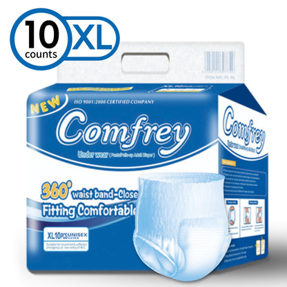 10/20pcs Adult Incontinence Underwear for Women & Men, Overnight Bladder Control Underwear Disposable Pull Ups, Slip-On Protection Briefs, Maximum Coverage & Absorbency