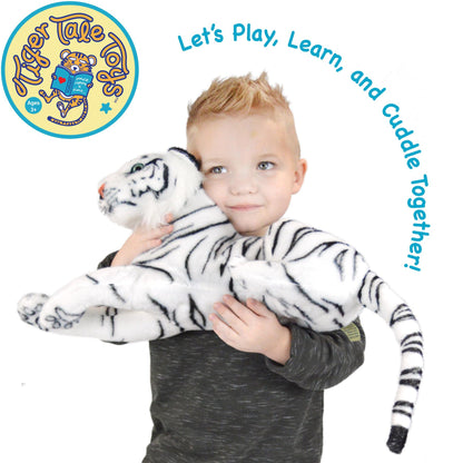 Saphed The White Tiger - 17 Inch Stuffed Animal Plush - By Viahart