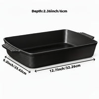 Rectangular baking tray
