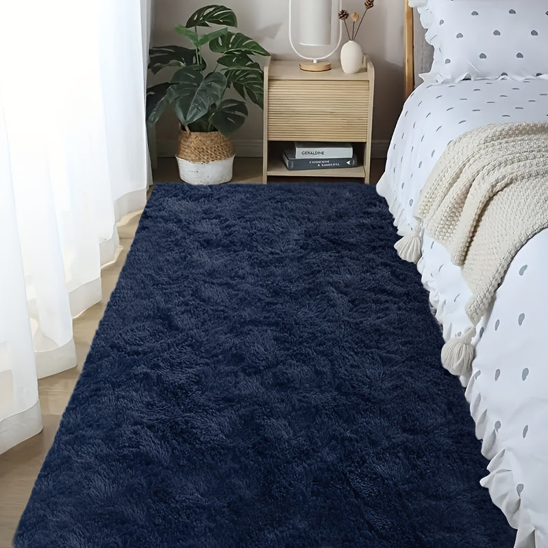 1pc Soft Shaggy Runner Rug for Bedroom, 2X6 Feet Indoor Modern Fluffy Area Rugs Fuzzy Carpet for Hallway Bedside, Easy to Clean, Upgrade Non-Slip Shag Plush Rug for Dorm Living Room, Winter Indoor Flooring, Heating Next to The Stove, Etc