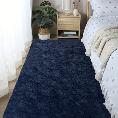 1pc Soft Shaggy Runner Rug for Bedroom, 2X6 Feet Indoor Modern Fluffy Area Rugs Fuzzy Carpet for Hallway Bedside, Easy to Clean, Upgrade Non-Slip Shag Plush Rug for Dorm Living Room, Winter Indoor Flooring, Heating Next to The Stove, Etc
