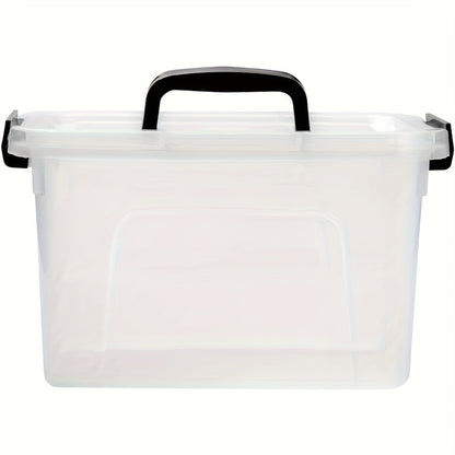 6-Pack Clear Plastic Storage Boxes with Latches And Lids, 6 Quart Stackable Organizer Containers, Storage Boxes Suitable for Use in Living Rooms, Bedrooms, Bathrooms And Kitchens The Best Gifts for Easter Sunday And Mother'S Day
