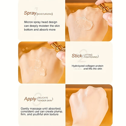 1set Instant Lift Collagen Protein Thread Set, Face Filler Absorbable Thread Firming Silk Fibroin Line Carving Face Essence Gifts