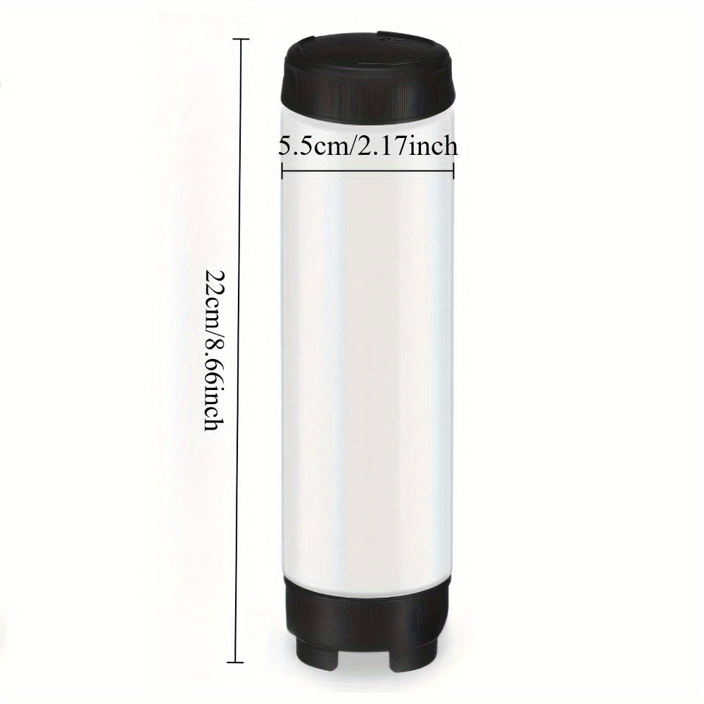 Squeeze Bottles Set of 3 Leak-Resistant Wide Opening Sauce Dispenser Transparent