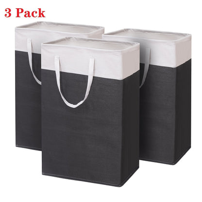 Laundry Basket with Lid, 22.45gal Large Deluxe Laundry Baskets - Collapsible Foldable Laundry Hamper Big Storage Basket Bin for Clothes Washing Bedroom Organizer Toy Collection (Black)