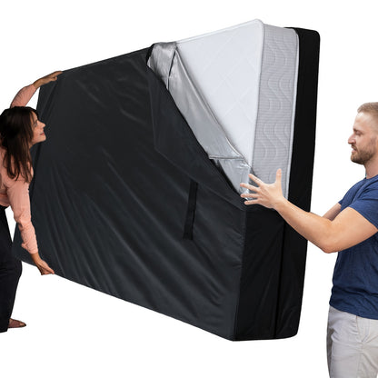 Mattress Bags For Moving, Heavy Duty Mattress Moving Bag For Transporting Mattresses, Reusable Mattress Protector Cover For Storage With Handles And Zipper, Ideal Moving Supplies