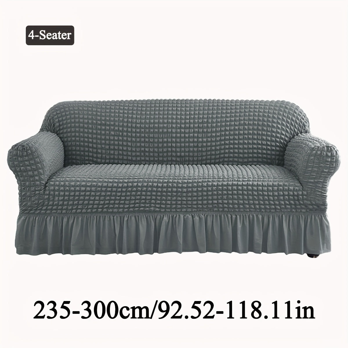 XM-Mirelitho 1pc Seersucker Sofa Sllipcovers Elastic Living Room Sofa Cover Pet All-purpose Sofa Protection Cover Home Decoration Sofa Cushion Cover