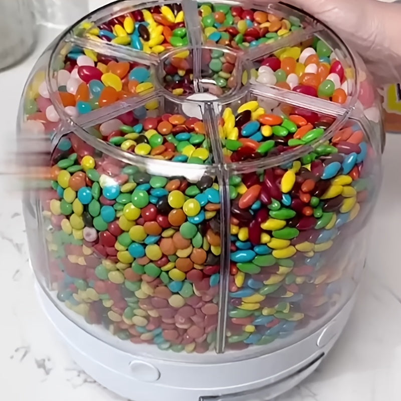 [MOONXIAN] 1 Large-capacity Candy Storage Box, Children's Candy Dispenser, Only Suitable for Small Candies, Household Sealed Dispenser, Also Suitable for Grain, Flour, Pet Food Storage Containers - Smart Partition, Sealed Dispenser, Halloween
