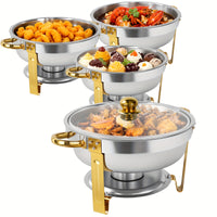 4 pcs with glass lid