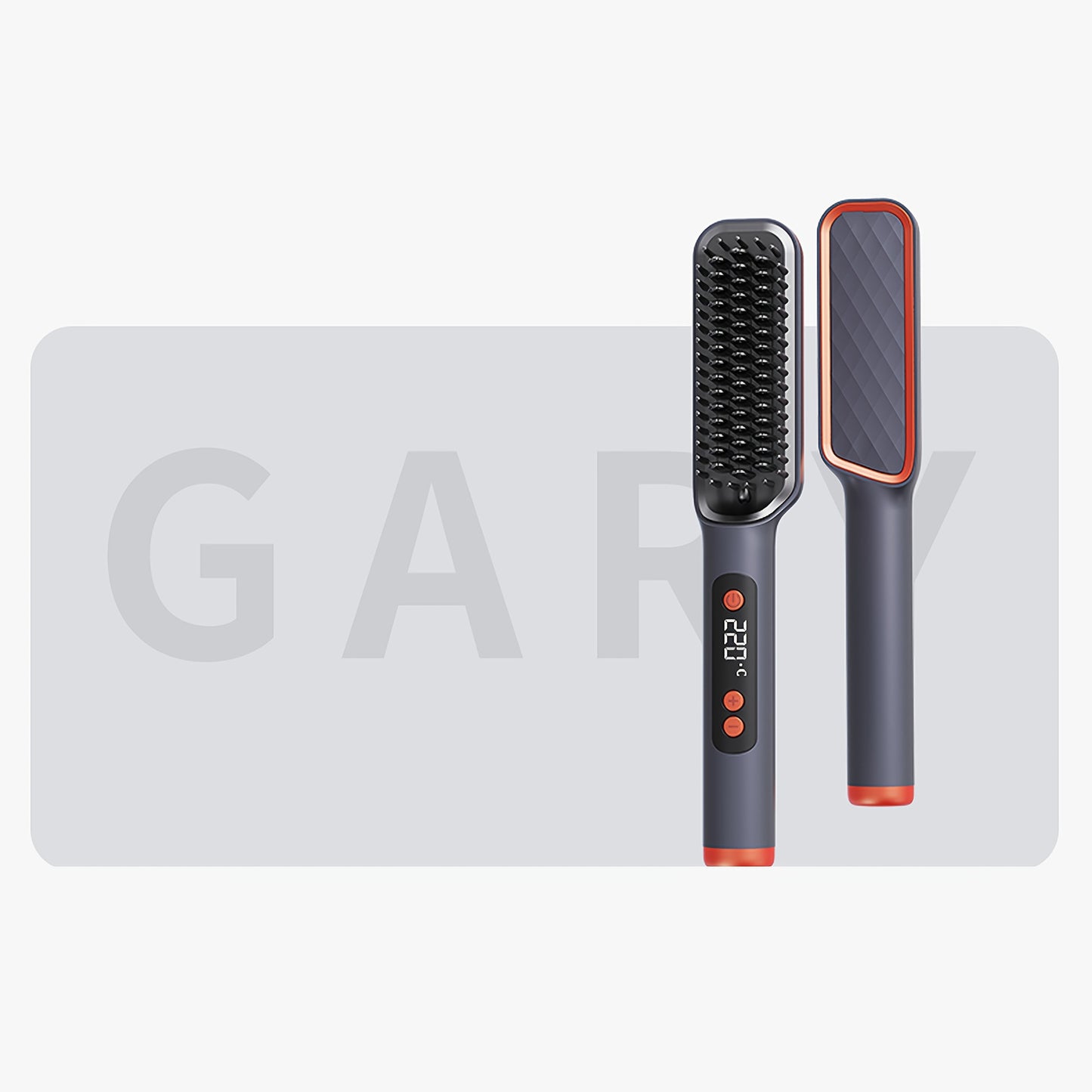 [US Standard]Hair Straightening Brush, 30-60 Seconds Fast Heating & 3 Temperature Adjustable, Wide-spaced Teeth& Smooth Glide Teeth, Tangle-free, Anti-winding, Anti-Damage Styling Tool/Holiday Gift/Birthday Gift The Perfect Mother's Day Gift