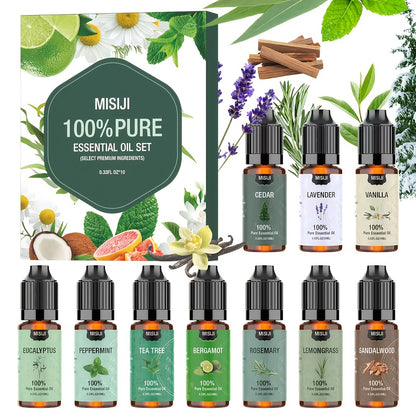 6/10/20pcs Essential Oils Set-Essential Oils for Diffuser for Home, Air Freshening Diffuser Oils Scents For, Laundry, Candle, Humidifiers 6/10/20 × 0.34oz. Ideal Valentines Day Gift for Women, Friends, Lover