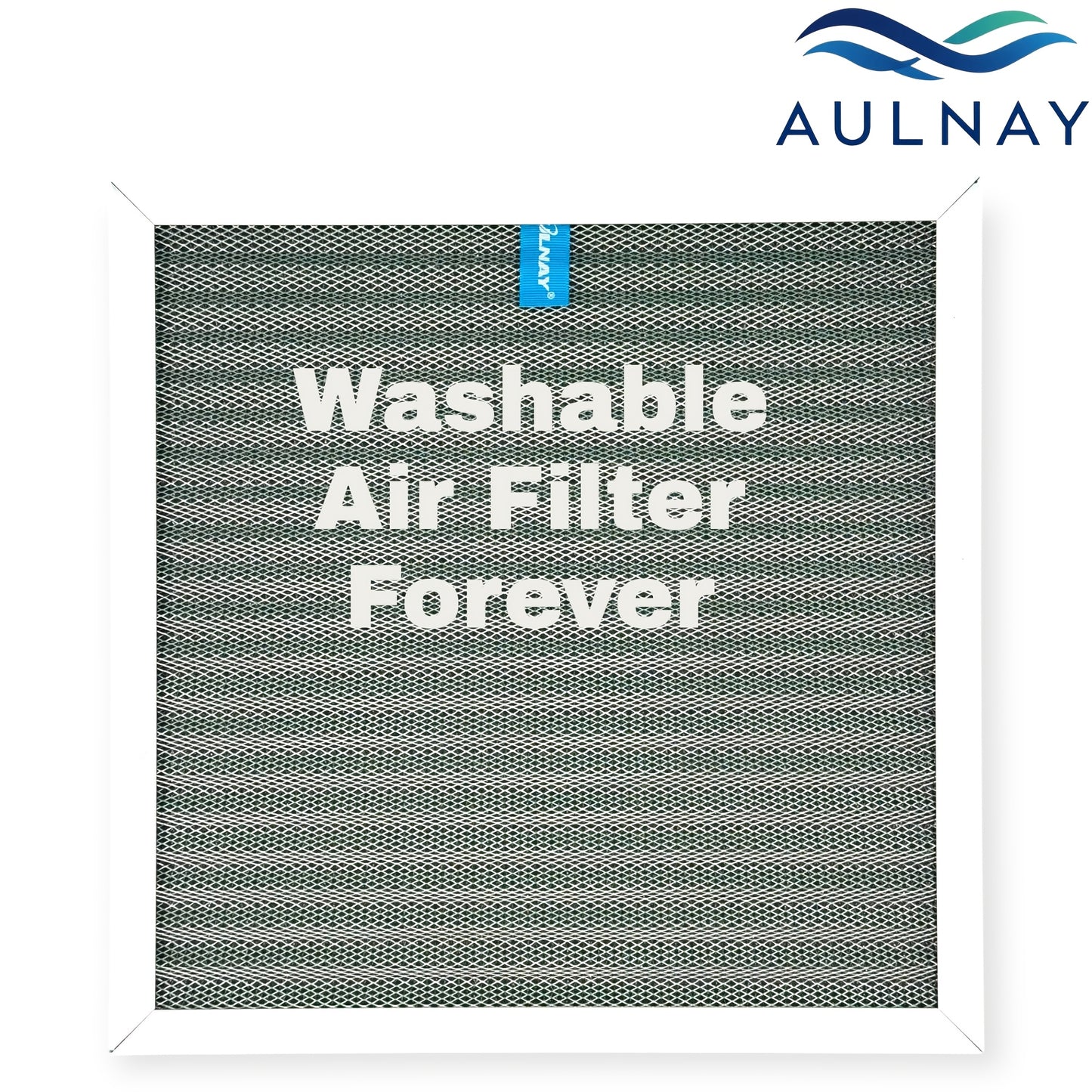 Washable Reusable Electrostatic HVAC Air Filter MERV 8, Permanent AC Furnace Filter with Static Electricity Filtration, Easy Install, Improves Airflow and Indoor Air Quality, Multiple Sizes