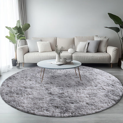 A Cozy Round Shaggy Rug Is Perfect for The Bedroom, While a Soft And Fluffy Round Carpet Is Suitable for The Living Room. It'S Easy to Clean, Comfortable, And Plush Rugs Are Ideal for Home And Room Decor