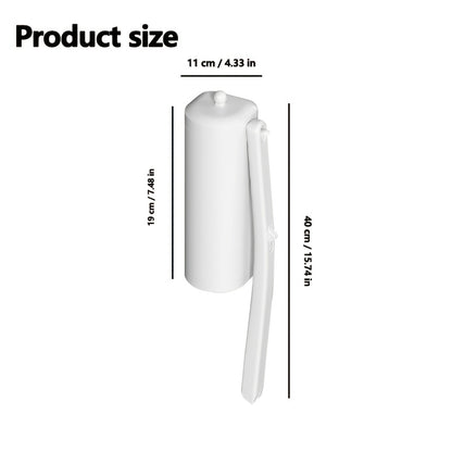 Disposable Toilet Brush Cleaning System with Bracket & Replaceable Heads - Deep Clean Toilet Bathroom Cleaning Kit, No-Touch Hygienic Brush with Refill Packs 17/24/30/35/53 Refills for Home & Bathroom