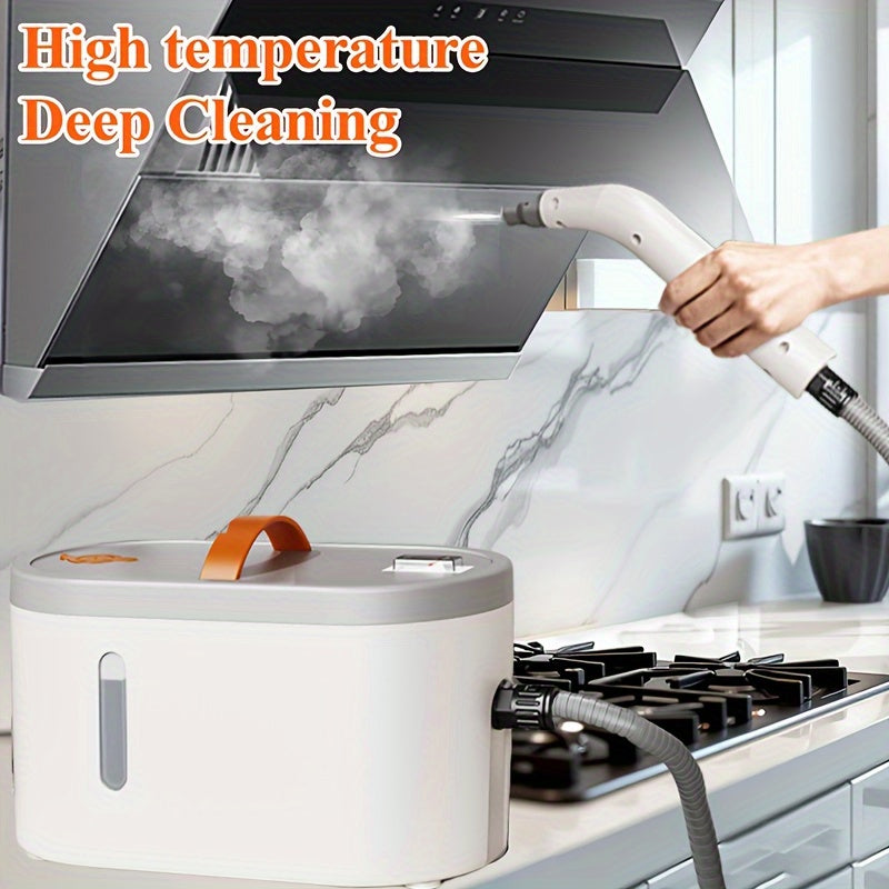 [Portable Steam Cleaner] 2.3Bar Steam Cleaner, 15 Seconds Heating, 750ML Water Reservoir, Portable Steam Cleaner With 9pcs Additions, Household Steam Cleaner For Dirt, Grease, Cement Grout, Tiles, Floors, Car, 1200W