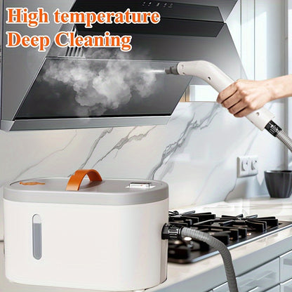 [Portable Steam Cleaner] 2.3Bar Steam Cleaner, 15 Seconds Heating, 750ML Water Reservoir, Portable Steam Cleaner With 9pcs Additions, Household Steam Cleaner For Dirt, Grease, Cement Grout, Tiles, Floors, Car, 1200W