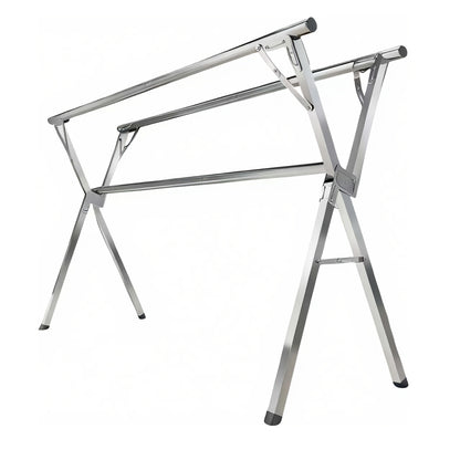 A Versatile Clothes Drying Rack Available in Two Sizes, 63" And 78.7", Designed for Both Indoor And Outdoor Use. This Durable Metal Rack Is Collapsible And Features a Heavy-Duty Stainless Steel Clothesline, Drying Racks