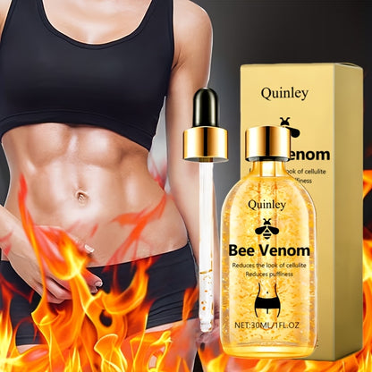 30ml/1fl.oz Bee Venom Body Firming Oil, Containing Honey and Rosemary Extract, Body Hot Oil for Moisturizing& Nourishing, Firming Care for The Body Contours, Hydrating& Tightening Body Massage Oil for Waist, Arms, Legs& Belly, Hypoallergenic