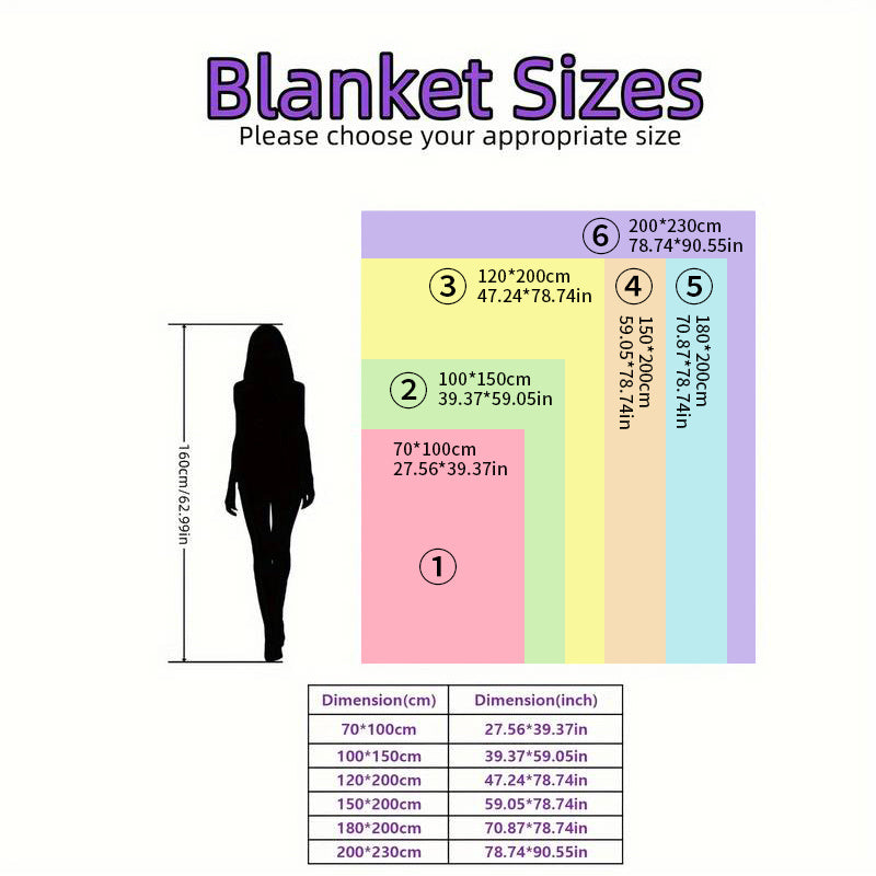 1pc Luxurious Fleece Blanket - Ultra-Soft 3D Plush With Dense Weave For Exceptional Warmth, Cozy Flannel Throw For Bed, Couch, Travel, And Outdoor Use - Versatile, Extra Warm, And Air-Conditioning Friendly Wrap, Best Gift for Christmas and Family, Suitabl