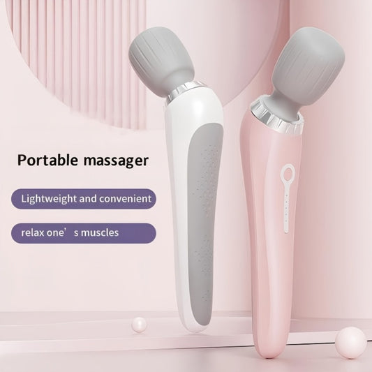 Handheld Massager for Neck Back & Legs – 5-Speed USB Rechargeable Portable Body Massager with Long Battery Life, Compact Design, Perfect Relaxation Gift for Women Men Family
