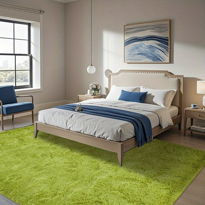 Fluffy Area Rug Large Soft Shag Carpet for Living Room Bedroom – Non-Slip Ultra Thick Plush Floor Mat, Multiple Sizes & Colors, Home Decor