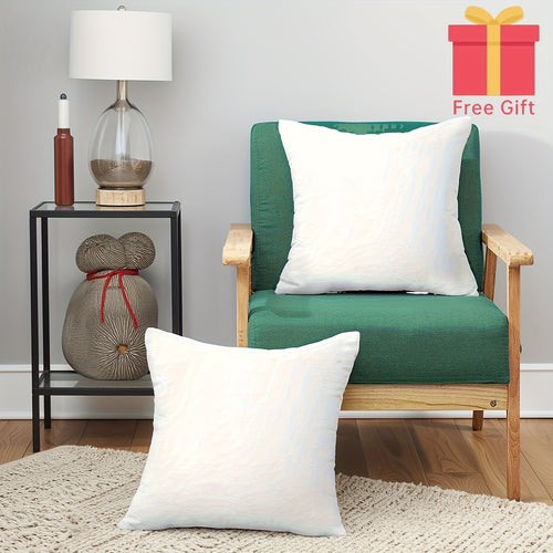 Hypoallergenic 100% Virgin Fiber Outdoor Non- Fabrics Pillow Inserts, Square Form Microfiber Throw Pillow Inserts, Couch Sofa Pillows for Office, Patio And Picnic
