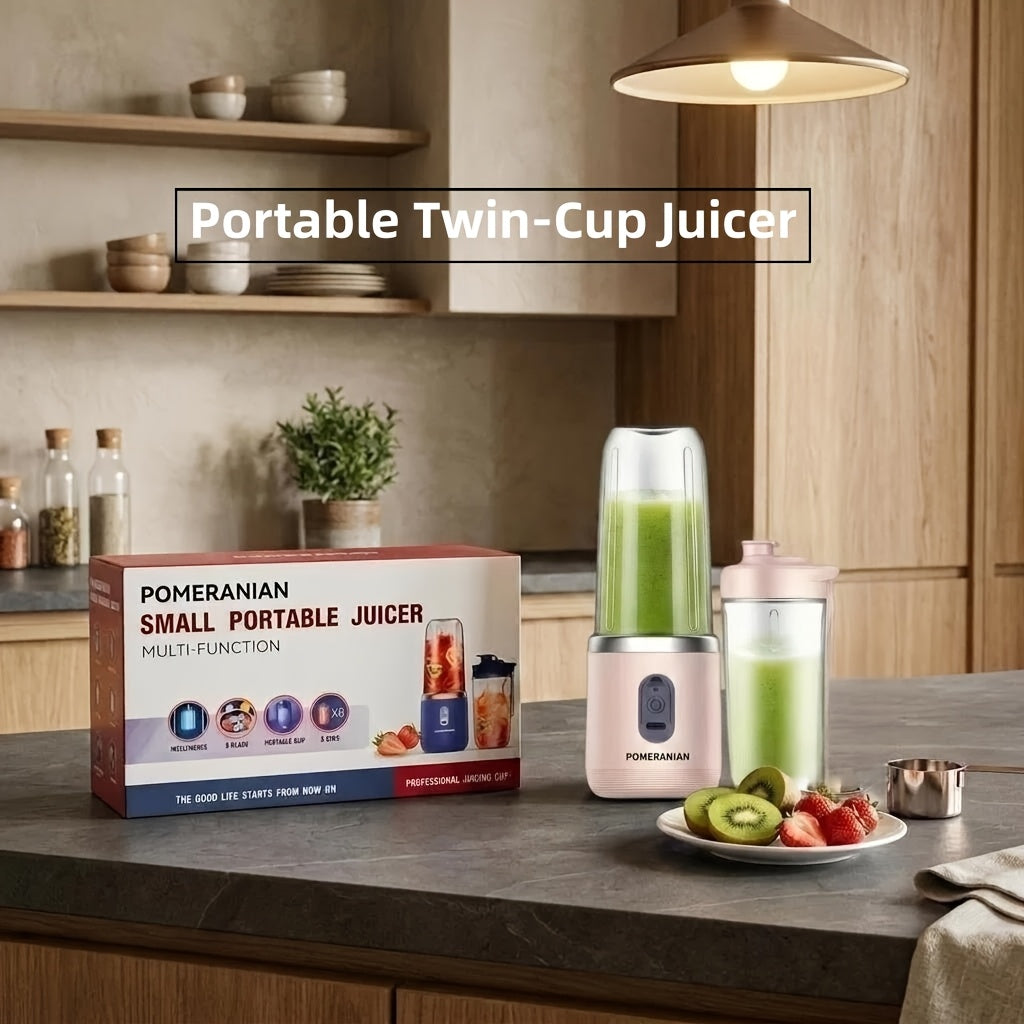 A Compact Electric Blender for Juices, Coffee, Milkshakes, And Smoothies. It's Rechargeable And Easy to Carry, Perfect for Outdoor Activities And As a Camping Gift