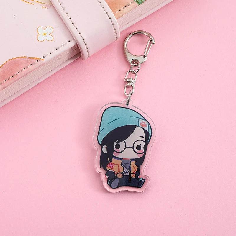 Cute Valorant Agent Keychain l Valorant Gamer Gift l Valorant Agent Cosplay l