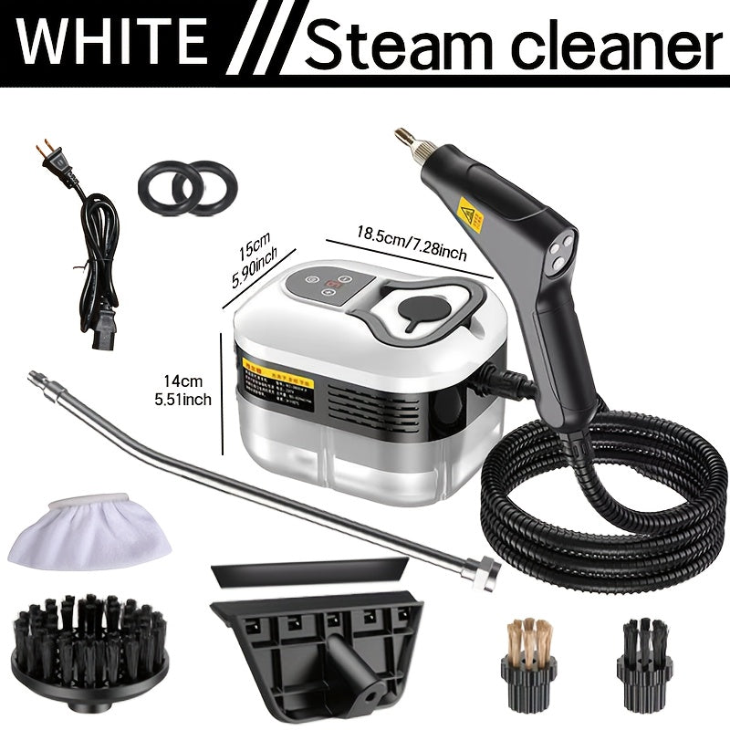 Household High Pressure Steam Cleaner, Steam Cleaner Handheld, High Temperature Carpet Cleaner, Handle Gear Switch Adjustment, LCD Display, 40.58oz Water Tank Capacity, Suitable for Kitchen Fumes, Sofas, Easter Gifts,