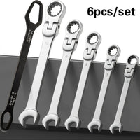 Double-headed wrench set