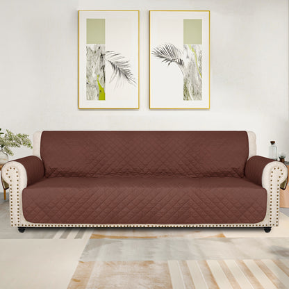 Universal Fit Sofa Slipcover Protector , Washable, Recliner & Loveseat Compatible, Elastic Strap, Pet-Friendly, Easy-On Design For 3, 4 Seater Sofas In Living Room.