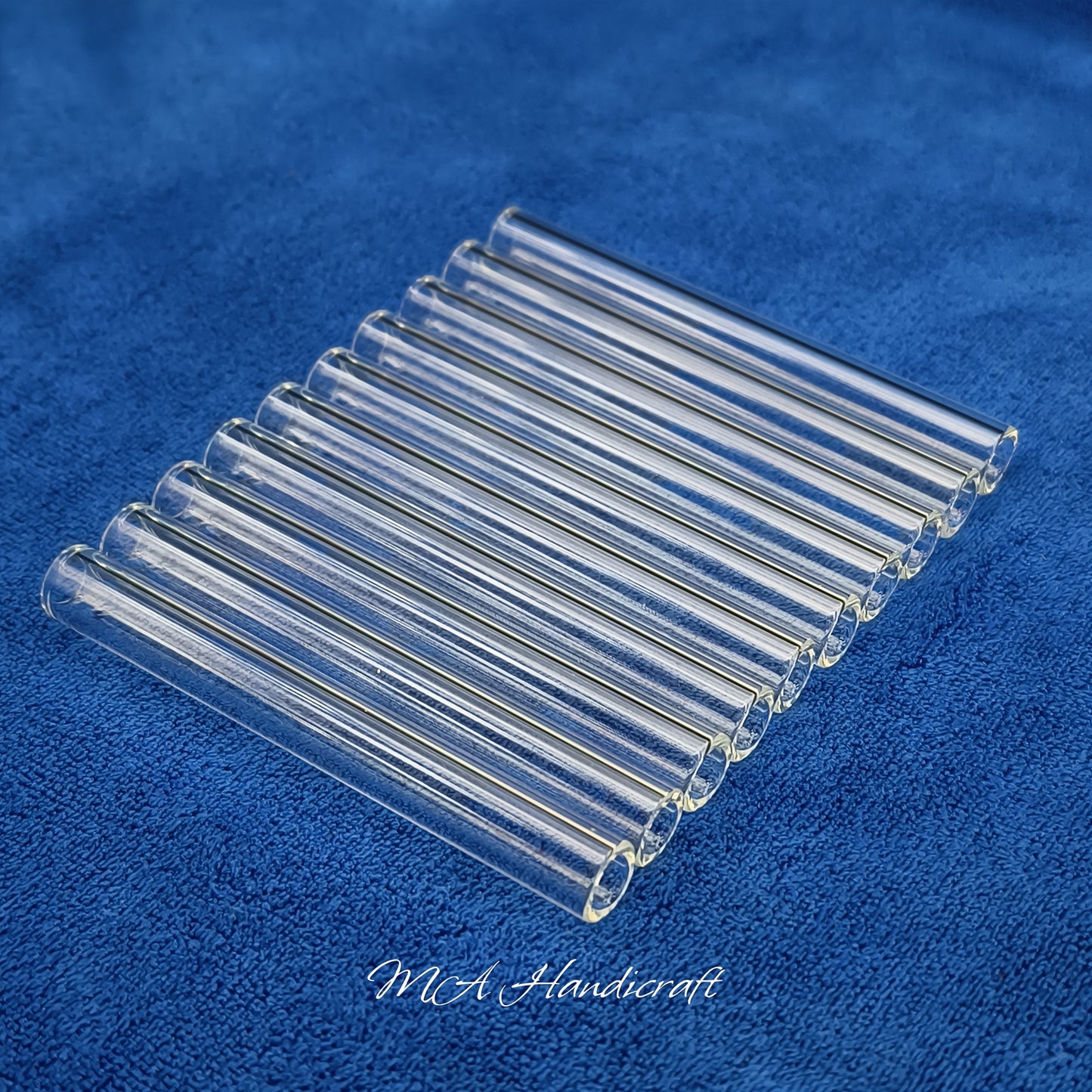 3.94inch/5.91inch/7.87inch Reusable Clear Borosilicate Glass Tube Straws - High-Temp Resistant (150°C), Dishwasher Safe, 12mm OD 2mm Thick Heat-Resistant Glass Straws for Hot/Cold Drinks, Coffee, Tea, Smoothies, Juice - Elegant Minimalist Design