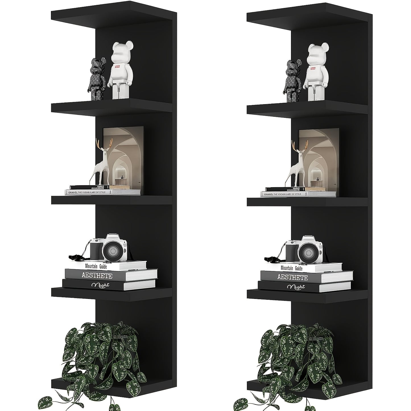 Upgraded/New Thickened Five-layer Suspended Wall Rack, Wall-mounted Storage Rack, Wall Decorative Items, Space-saving Wall Storage Rack, Easy to Install, 31.5 Inches High, Suitable for Bedrooms And Living Rooms - A Practical Wall-mounted Rack