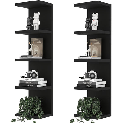 Upgraded/New Thickened Five-layer Suspended Wall Rack, Wall-mounted Storage Rack, Wall Decorative Items, Space-saving Wall Storage Rack, Easy to Install, 31.5 Inches High, Suitable for Bedrooms And Living Rooms - A Practical Wall-mounted Rack